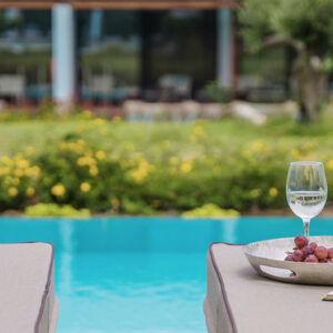 Suite Private Pool Garden View 2 Gennadi Grand Resort Luxury Greece Holidays