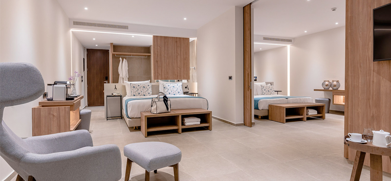 Two Bedroom Suite Private Pool Sea View 4 Gennadi Grand Resort Luxury Greece Holidays