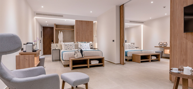 Two Bedroom Suite Private Pool Sea View Gennadi Grand Resort Luxury Greece Holidays