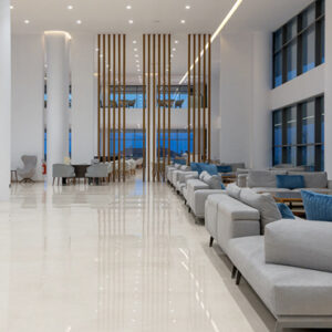 Lobby Gennadi Grand Resort Luxury Greece Holidays