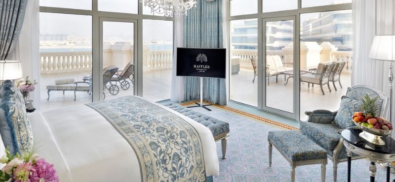 Dubai Holiday Packages Raffles The Palm Dubai Premium Club Terrace
