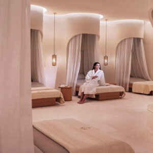 Luxury Dubai Holiday Packages Raffles The Palm Dubai Spa Relaxation Room